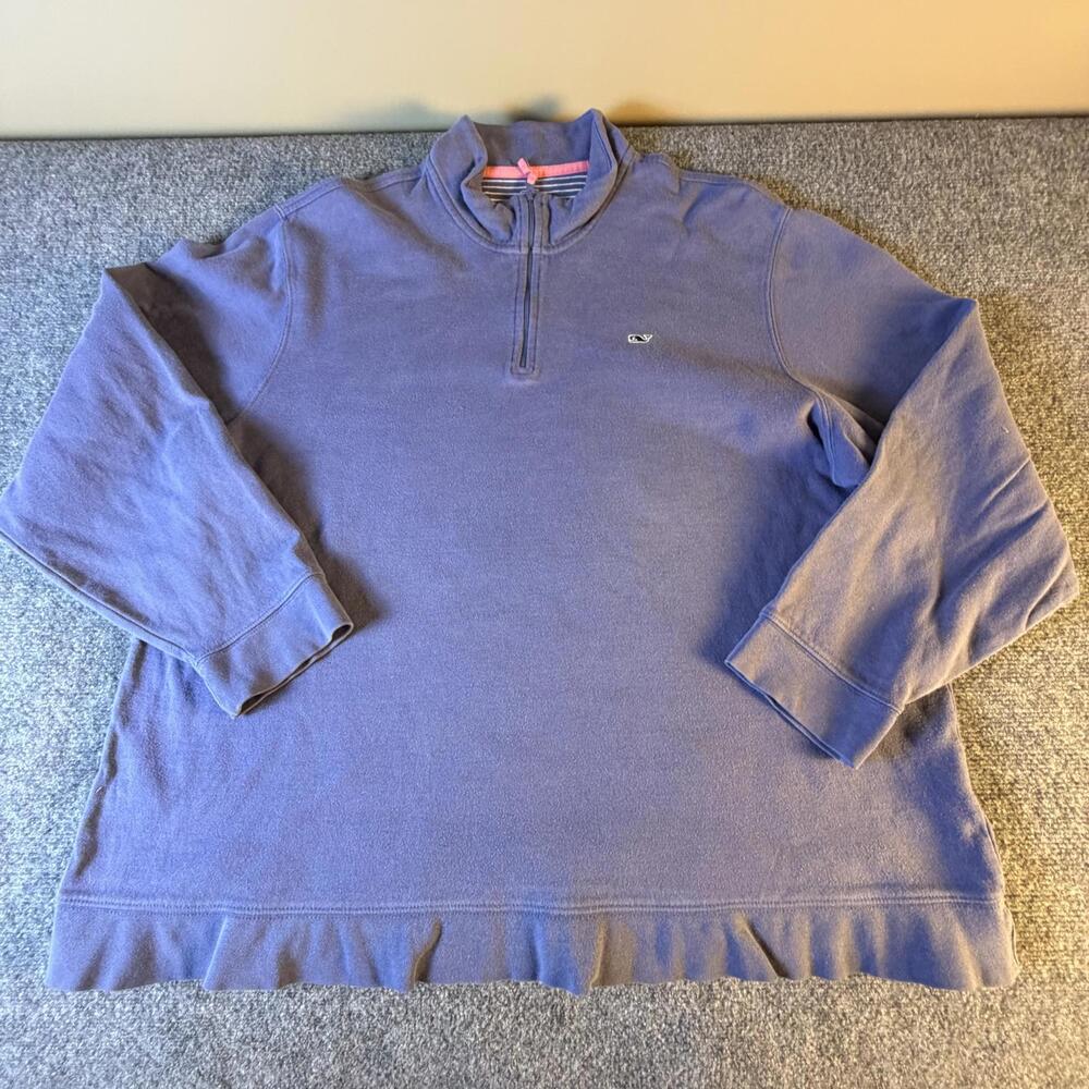 Vineyard Vines Men's Quarter Zip Pullover Sweatshirt XXL #878